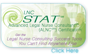 Advanced Legal Nurse Consultant Certification